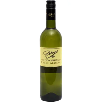 Víno Muškát žlutý 2016 (bílé polosuché víno)