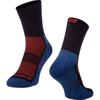 Pánské ponožky Ponožky Force Polar, modro-červené L-XL/42-47