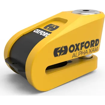 Motozámek OXFORD - Anglie Oxford XA14 zámek na kotoučovou brzdu s alarmem barva: žlutá