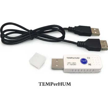 Meteostanice USB teploměr a vlhkoměr TEMPerHum TXT do PC