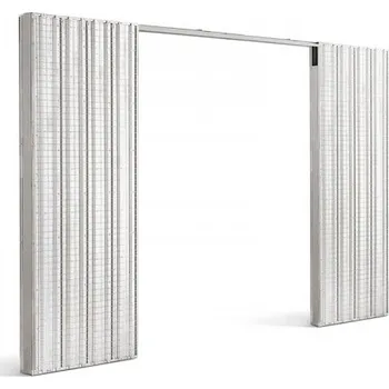 Stavební pouzdro Stavební pouzdro Scrigno Stech dvoukřídlé Zeď šířka čistého průchodu: (2 x 800) mm, výška čis. průchodu: 1970 mm, velikost příčky: 75 mm ( dokončená 100 mm )