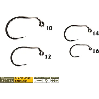 Rybářský háček Muškařské háčky Traper Hikara JC10 vel. 10