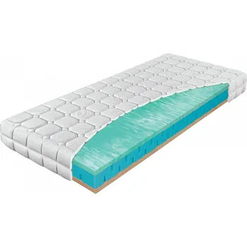 Matrace Materasso PARTNER biogreen 24 cm - matrace z přírodní pěny v akci 1+1 80 x 195 cm 2 ks, snímatelný potah
