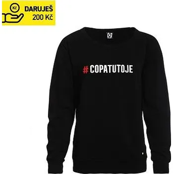 Dámská mikina Mikina COPATUTOJE dámská - black velikost S