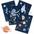 vyškrabávací obrázek Djeco Vyškrabávací obrázky Vesmírná mise 4 ks