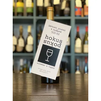 Víno Dárkový poukaz HokusPokus 500 Kč