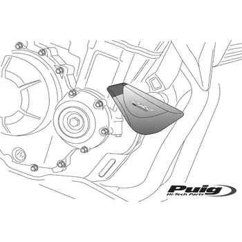 Motodoplněk Pádové protektory rámu puig pro 5285n černý s šedou gumou