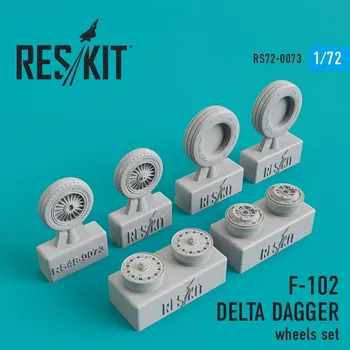 Plastikový model Reskit 1/72 F-102 Delta Dagger wheels set (HAS,MENG)