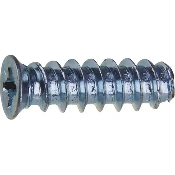 Vrut Eurovrut 6,0x10 PZ, zapuštěná hlava, zinek bílý, 10ks