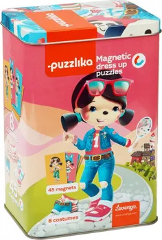 magnetka pro dítě Puzzlika Magnetická panenka 45 dílků