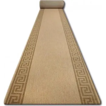 Koberec Balta Běhoun Sisal Floorlux 20014 mais / káva Šíře: 70 cm