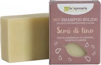Šampon laSaponaria Tuhý šampon se lněným olejem bio 100 g
