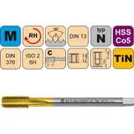 NÁSTROJE CZ Strojní závitník /CZZ3010/ pro metrický závit s přímou drážkou CZZ Závit: M12