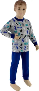 Chlapecké pyžamo Esito Chlapecké pyžamo fotbal tmavě modré 92-110