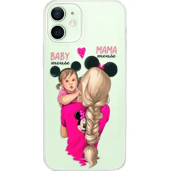 Pouzdro na mobilní telefon Odolné silikonové pouzdro iSaprio - Mama Mouse Blond and Girl - iPhone 12