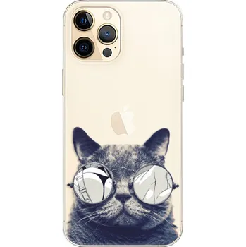 Telefonní příslušenství Odolné silikonové pouzdro iSaprio - Crazy Cat 01 - iPhone 12 Pro Max
