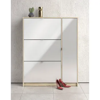 Botník Falco Botník Flap 008 3KL1D dub sonoma/bílý lesk