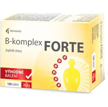Noventis B-komplex Forte, 100 tbl.