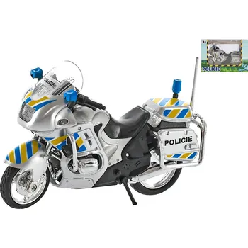 autíčko Mikro Trading Motorka policejní 12 cm 
