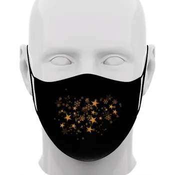 Šála Nákrčník/bandana s potiskem Hvězdná rouška