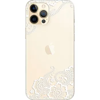 Pouzdro na mobilní telefon Odolné silikonové pouzdro iSaprio - White Lace 02 - iPhone 12 Pro