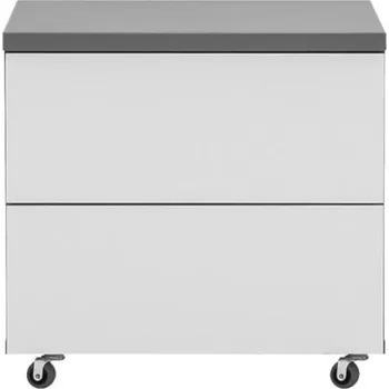 Komoda Skříňka Zonda 50 cm Bílý/Šedá