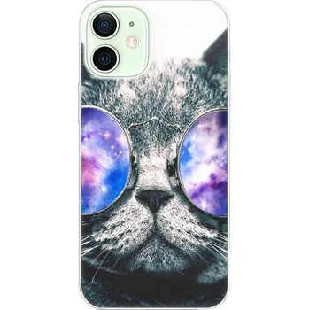 Pouzdro na mobilní telefon Odolné silikonové pouzdro iSaprio - Galaxy Cat - iPhone 12