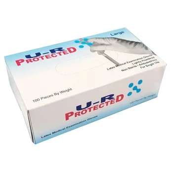 Vyšetřovací rukavice Maxter Glove U-R latexové pudrované 100 ks