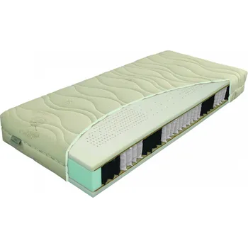 Matrace Materasso NATURA hydrolatex T3 - luxusní středně tuhá pružinová matrace pro zdravý spánek 90 x 195 cm, snímatelný potah