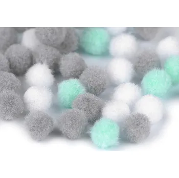 Bambulka mix barev Ø8 a 10 mm, barva 3 (Ø8 mm) mint