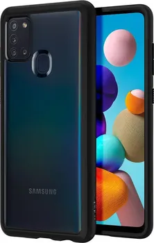 Pouzdro na mobilní telefon Spigen Ultra Hybrid pro Samsung Galaxy A21s černý