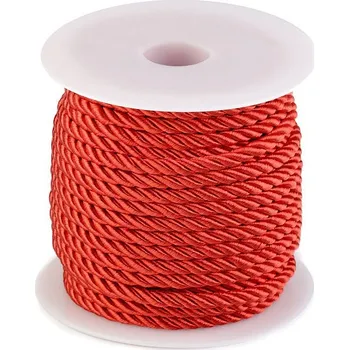 Příze Šňůra kroucená Ø5 mm, barva 4 červená