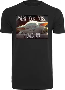 Pánské tričko Urban Classics Baby Yoda Song Tee L