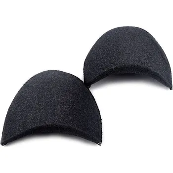 Vycpávky tloušťka 14 mm obšívané, barva 2 černá