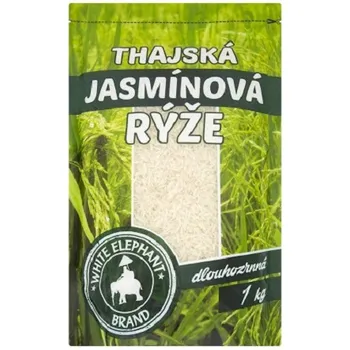 Rýže White Elephant Thajská jasmínová rýže 1 kg