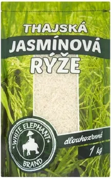 Rýže White Elephant Thajská jasmínová rýže 1 kg