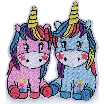 Nášivka Nažehlovačka jednorožec, barva 3 růžová dětská modrá