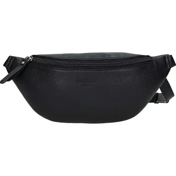 Ledvinka Lagen Dámská elegantní kožená ledvinka 23850 černá