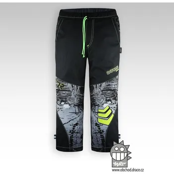 Dráče Dětské softshellové kalhoty Grey šipkapink Velikost: 92