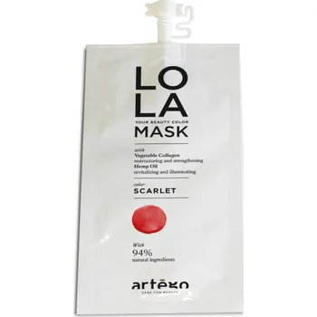 Vlasová regenerace Tónující maska na vlasy Artégo LoLa Scarlet - 20 ml (0165208)