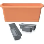 PROSPERPLAST Truhlík se zavlažov. systémem RESPANA EASYCARE terakota 39,7cm