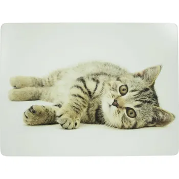 prostírání 4ks pevné korkové prostírání prostírání kotě - 30*40*0,4cm