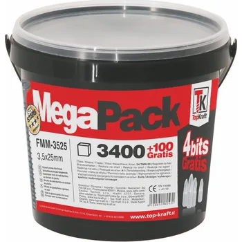 Vrut Vruty do SDK s jemným závitem 3,5x35 mm - MEGAPACK Rozměr: 3,5 x 25 mm, 2 350 ks