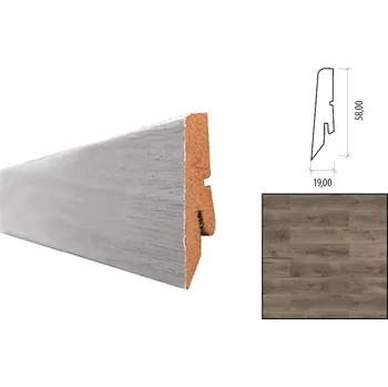 soklová lišta KPP Obvodová lišta Classen LC12, MDF s fólií 2,4 m