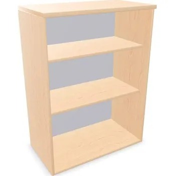 Policová skříň Kancelářská skříň - regál, nástavec, v x š x h: 1070 x 800 x 445 mm, barva javor
