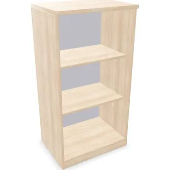 Policová skříň Kancelářská skříň - regál, v x š x h: 1155 x 600 x 445 mm, barva akácie