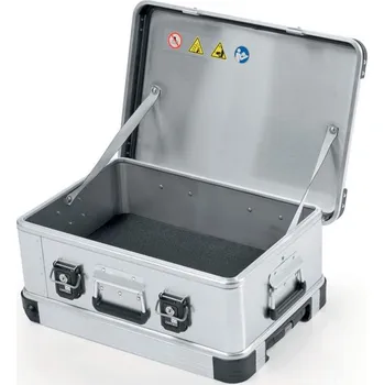 Profesionální, hliníkový pojízdný box s výsuvným madlem, objem 28 l