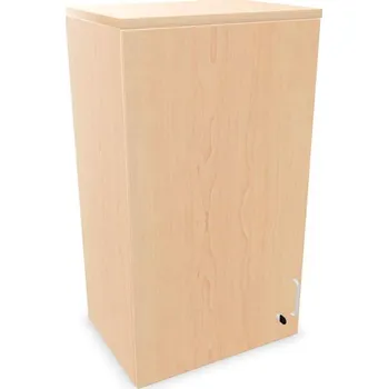 Policová skříň Kancelářská skříň - dveře jednokřídlé, nástavec, v x š x h: 1070 x 600 x 445 mm, barva javor