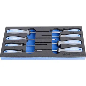 Skříňka na nářadí Sada šroubováků UNIOR, ploché a křížové – 8 ks