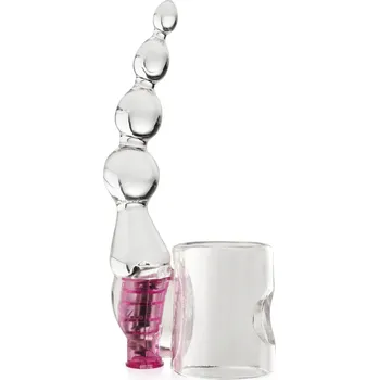 Návlek na penis SILIKONOVÝ NÁVLEK KROUŽEK NA PENIS S VIBRUJÍCÍ ANÁLNÍ SONDOU - 711329